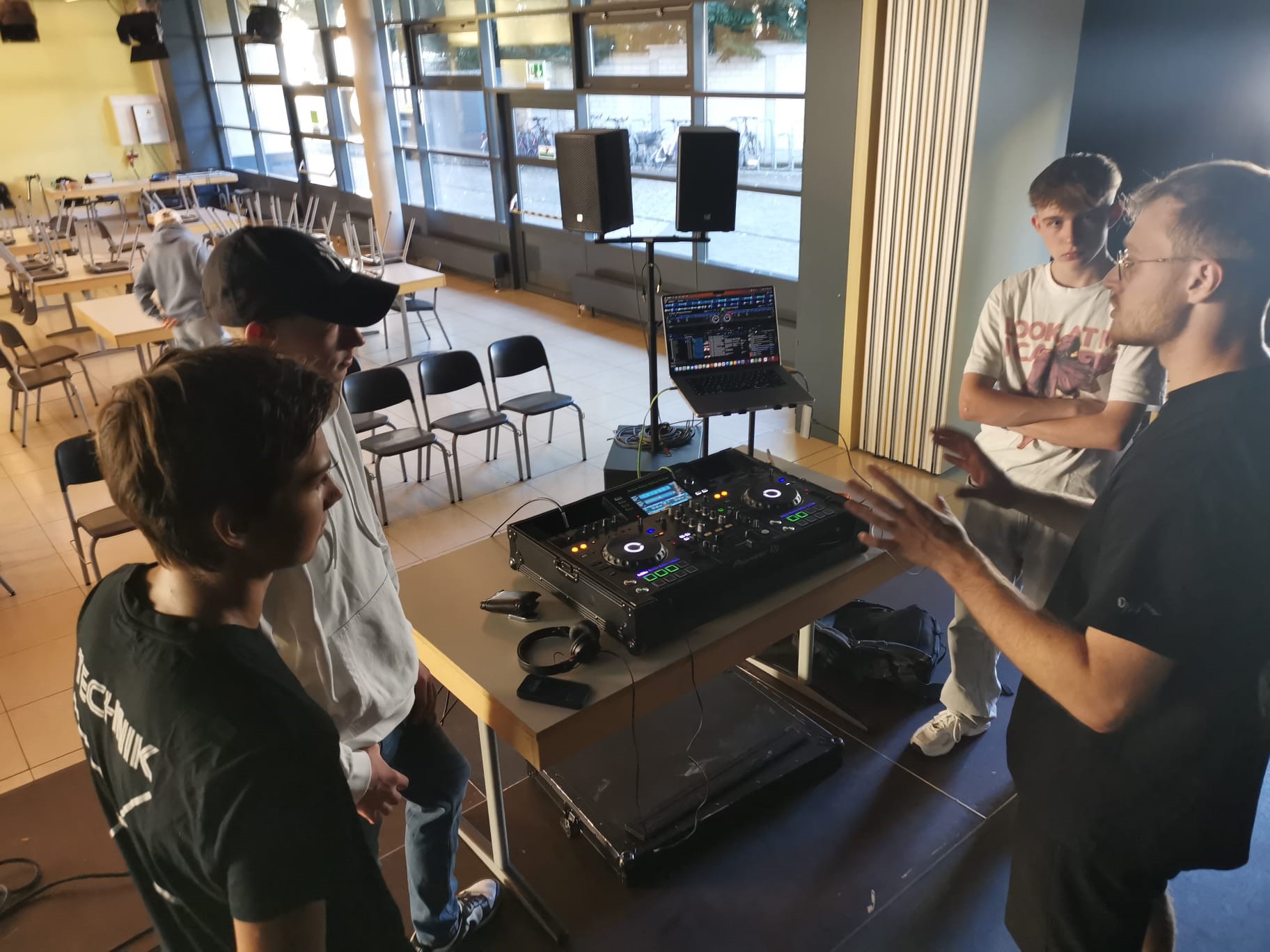 Sommer 2023: DJ Workshop der Technik AG